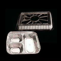 Molde rectángular 3 divisiones - 2045-35-500 - Paquete 50 pzas.