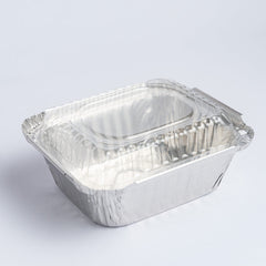 Molde rectángular 1 libra - XB-1512 - Paquete 25 pzas.