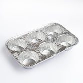 Molde para muffin normal 6 cavidades -XB-6-2517 - Paquete 25 pzas.