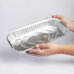 Charola de aluminio
rectangular 1.36 kg