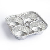 Molde para muffin grande 4 cavidades - 4055-30-300 - Paquete 25 pzas.