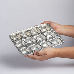 Molde para mini muffin 12 cavidades - 4056-35-250 - Paquete 25 pzas.