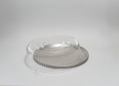 Bandeja plana con tapa de 30 cm-12" - XB-012F - Paquete 25 combos.