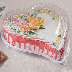 Domo para pastel en forma de corazón - G 50 H - Paquete 25 pzas.