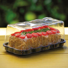 Domo Rectangular Profesional para Pastel. Elegancia y Protección Superior