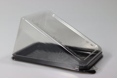 Contenedor triangular G 638 para rebanadas de pastel. Paquete con 10 piezas