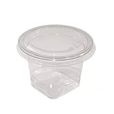 Contenedor tipo vaso redondo base cuadrada - G 664 - Paquete 50 pzas.