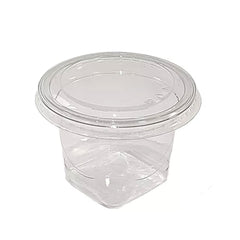 Contenedor tipo vaso redondo base cuadrada - G 664 - Paquete 50 pzas.