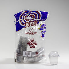 Mini vaso tapa bola domo cerrado - G 697 T/D SF - Paquete 100 pzas.