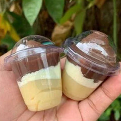 Mini vaso tapa bola domo cerrado - G 697 T/D SF - Paquete 100 pzas.