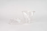 Vaso con tapa diamante 180 ml - 6 oz- G 672 - Paquete 25 pzas