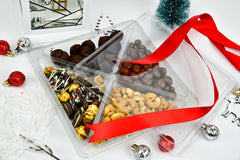 Botanero cuadrado con 4 divisiones - G 545