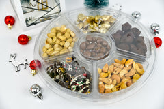 Botanero redondo mediano con 5 divisiones - G 550