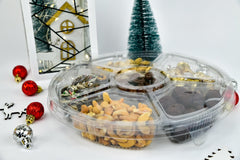 Botanero redondo mediano con 5 divisiones - G 550