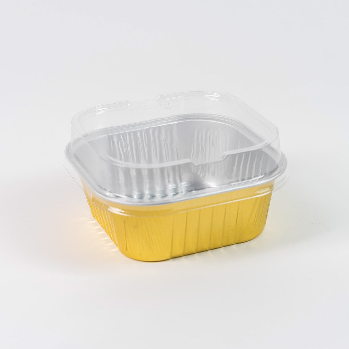 Moldes de aluminio para hornear cupcakes con tapas