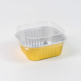 Moldes de aluminio para hornear cupcakes con tapas