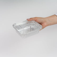 Molde rectángular 1 libra - XB-1512 - Paquete 25 pzas.