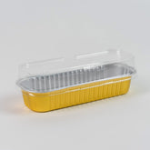 Moldes de aluminio con tapa. Paquete con 25 piezas