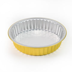 Molde redondo dorado bajo - XB-250S - Paquete 25 pzas.