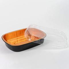 Contenedor de aluminio, con tapa de plástico