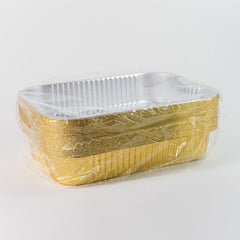 Moldes de aluminio 31*20.5cm paquete con 25 piezas. Insumos de repostería a domicilio