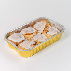 Moldes de aluminio 31*20.5cm paquete con 25 piezas. Insumos de repostería a domicilio