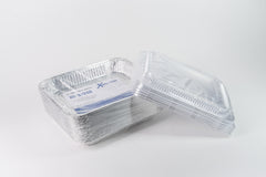 Charolas de aluminio con tapa