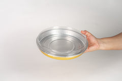 Molde redondo dorado bajo 30 Oz XB-CF900 Paquete con 25