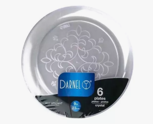 Platos planos Darnel. Venta de desechables para repostería