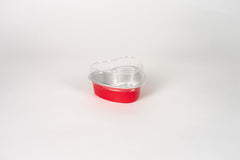 Molde aluminio corazón rojo 100 ML.-3.4 OZ - XB-E005