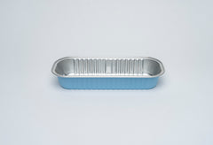 Molde con tapa rectangular azul 200 ml - 7 oz - XB-1605S A - Combo 25 piezas con tapa