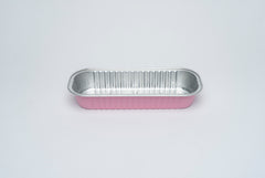 Molde con tapa rectangular rosa 200 ml - 7 oz - XB-1605S R - Combo 25 piezas con tapa