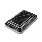 Contenedor oriental rectangular con divisiones - GO 908 - Paquete 50 pzas.