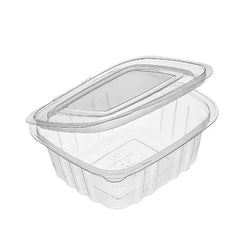 Contenedor rectangular mediano con tapa bisagra y cierre hermético - GA 90 - Paquete 50 pzas.