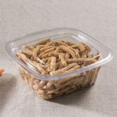 Contenedor rectangular mediano con tapa bisagra y cierre hermético - GA 90 - Paquete 50 pzas.