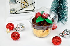 Contenedor mousse tapa alta base alta - G 670 Paquete con 100 piezas