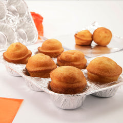 Molde para muffin normal 6 cavidades - 355-33-200 - Paquete 25 pzas.