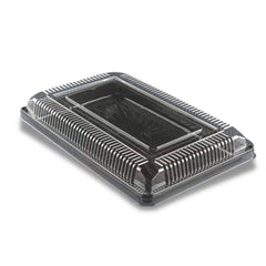 Charola rectangular mediana baja para galleta - G 72 M - Paquete 50 pzas.