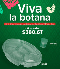 Kit ¡Viva la botana! G 540 y XB-G12